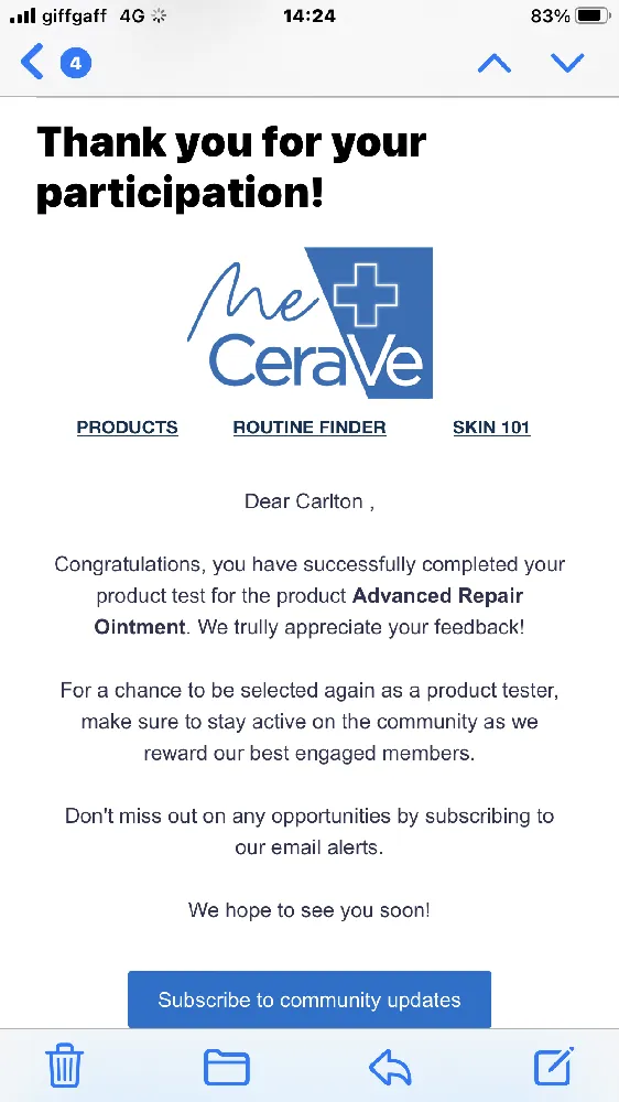 Happy Saturday CeraVe Community