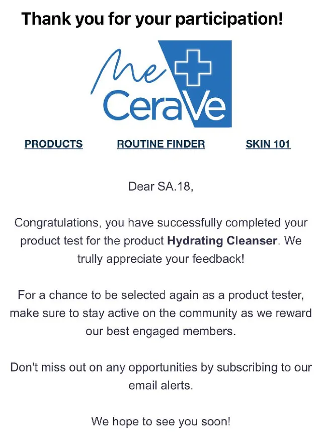 My review has finally been validated, yay, thanks Cerave 😊
