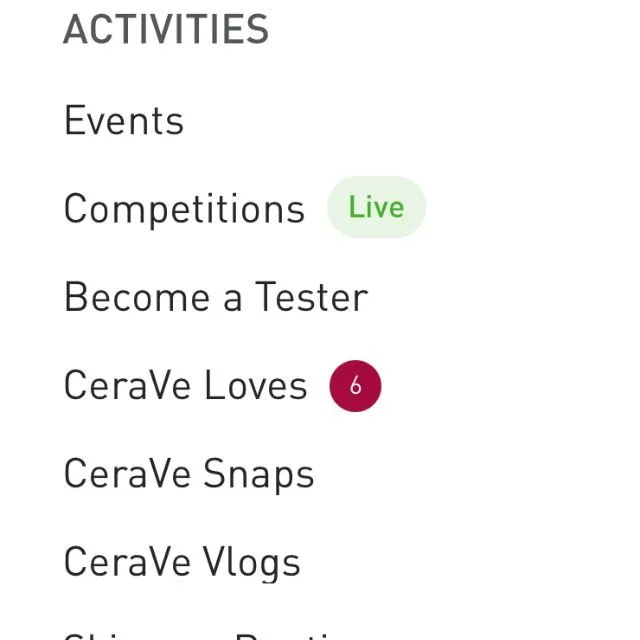 What does the red dot signify near “CeraVe loves” ? I can’t