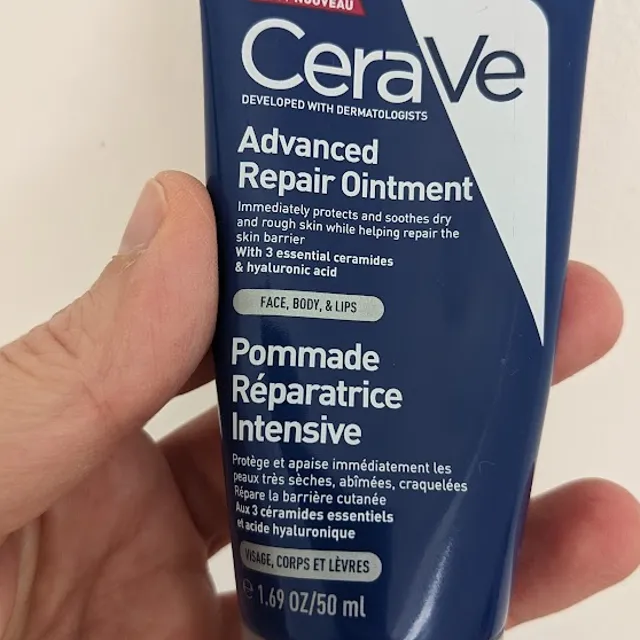 My all time favourite! And life saviour! The CeraVe Advanced Repair Ointment