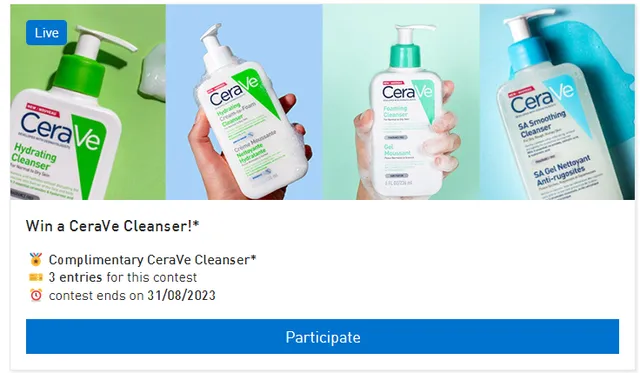 We heard you... New Competition: Win a CeraVe Cleanser!*