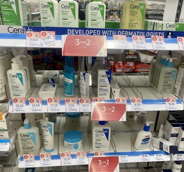 Great Cerave products seen in store 😊