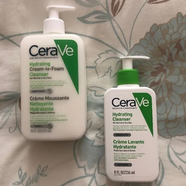 Double cleansing  with CeraVe