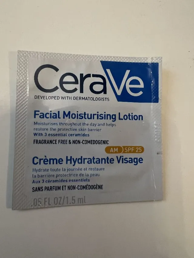 Facial moisturising lotion