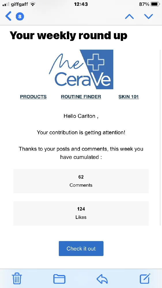 Thank you Cerave Community